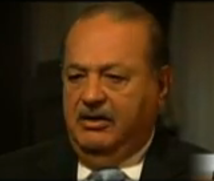 Interview with Carlos Slim for CNBC, performed by Michelle Caruso.
