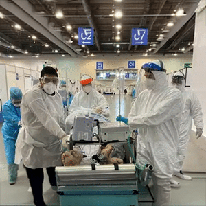 Fundación Carlos Slim, en colaboración con el Gobierno de la Ciudad de México, informa que amplió la capacidad de la Unidad Temporal COVID-19.