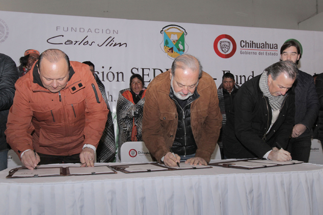 Firma de Convenio de Concertación Sedesol-Fundación Carlos Slim.
